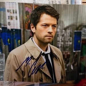 Misha Collins Castiel autograph